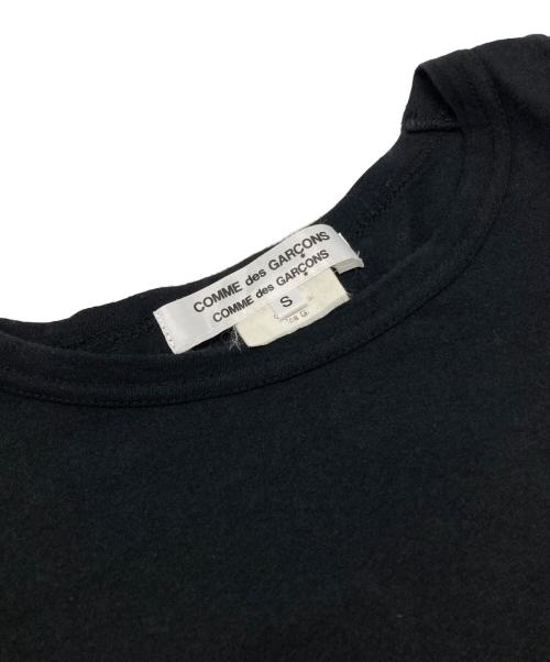 COMME des GARCONS COMME des GARCONS（コムデギャルソン コムデギャルソン）COMME des GARCONS COMME des GARCONS (コムデギャルソン コムデギャルソン) フリルスリーブカットソー ブラック サイズ:Sの古着・服飾アイテム