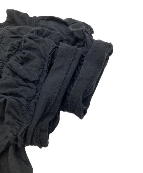 COMME des GARCONS COMME des GARCONS（コムデギャルソン コムデギャルソン）COMME des GARCONS COMME des GARCONS (コムデギャルソン コムデギャルソン) フリルスリーブカットソー ブラック サイズ:Sの古着・服飾アイテム