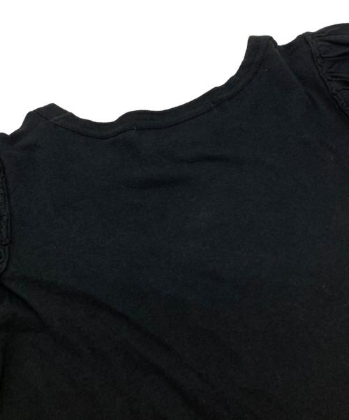 COMME des GARCONS COMME des GARCONS（コムデギャルソン コムデギャルソン）COMME des GARCONS COMME des GARCONS (コムデギャルソン コムデギャルソン) フリルスリーブカットソー ブラック サイズ:Sの古着・服飾アイテム