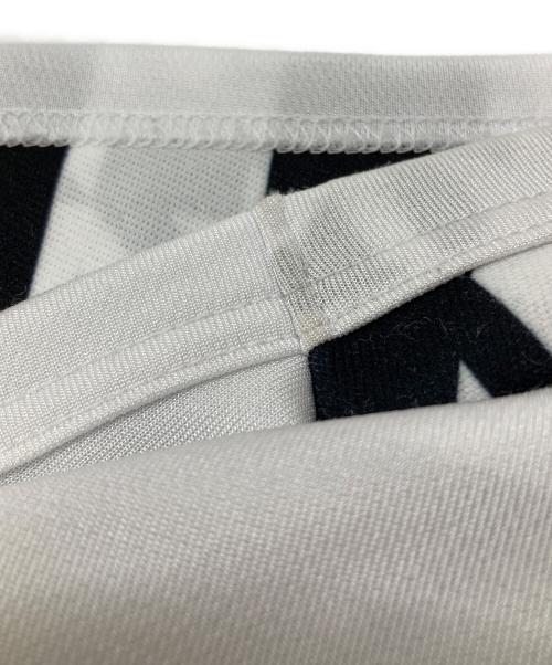 COMME des GARCONS HOMME PLUS（コムデギャルソンオムプリュス）COMME des GARCONS HOMME PLUS (コムデギャルソンオムプリュス) ハウンドトゥース切替ロングTシャツ ホワイト×ブラック サイズ:Ｓの古着・服飾アイテム