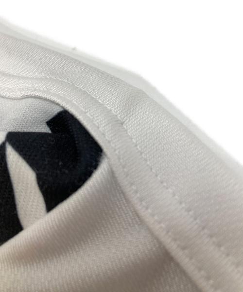 COMME des GARCONS HOMME PLUS（コムデギャルソンオムプリュス）COMME des GARCONS HOMME PLUS (コムデギャルソンオムプリュス) ハウンドトゥース切替ロングTシャツ ホワイト×ブラック サイズ:Ｓの古着・服飾アイテム