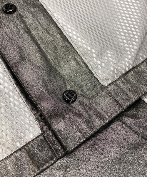 YOHJI YAMAMOTO（ヨウジヤマモト）YOHJI YAMAMOTO (ヨウジヤマモト) クロップドメタリックベスト シルバー サイズ:1の古着・服飾アイテム