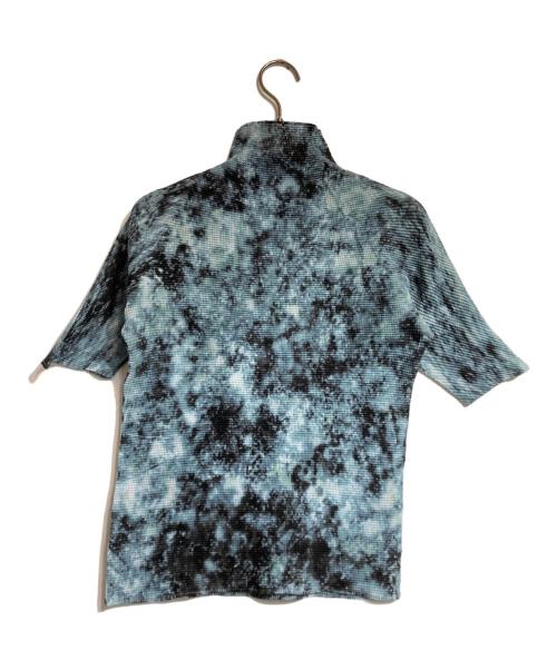 ISSEY MIYAKE PLEATS (T.)（イッセイミヤケ プリーツ）ISSEY MIYAKE PLEATS (T.) (イッセイミヤケ プリーツ) プリーツカットソー ブルー サイズ:3の古着・服飾アイテム