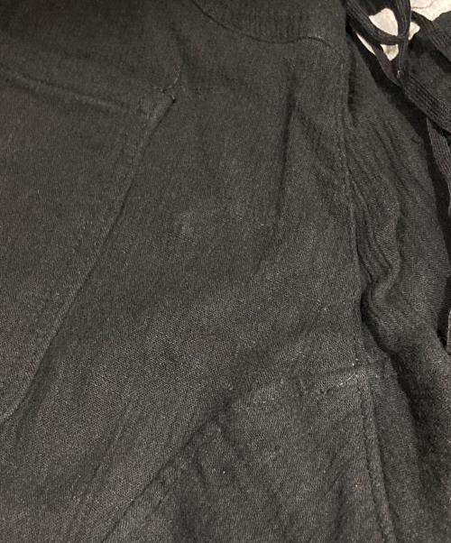 ALICE AUAA（アリスアウアア）ALICE AUAA (アリスアウアア) レースアップパンツ ブラック サイズ:3の古着・服飾アイテム