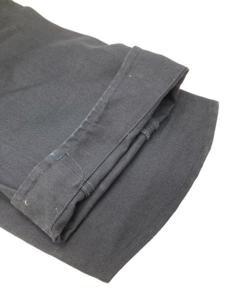 JIL SANDER（ジルサンダー）JIL SANDER (ジルサンダー) コットンリネン立体裁断パンツ ブラック サイズ:46の古着・服飾アイテム