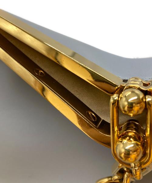 ETRO（エトロ）ETRO (エトロ) ヴェラロゴチャーム2WAミディアムYバッグ ブルーの古着・服飾アイテム