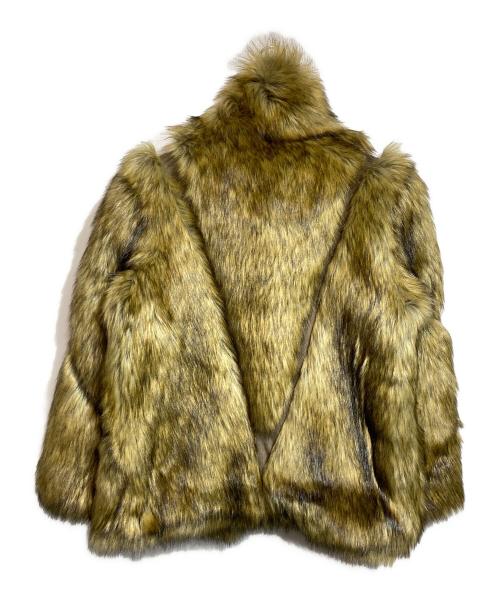 VIAVANDA（ヴィアヴァンダ）VIAVANDA (ヴィアヴァンダ) フェイクファージャケット ベージュ サイズ:Freeの古着・服飾アイテム