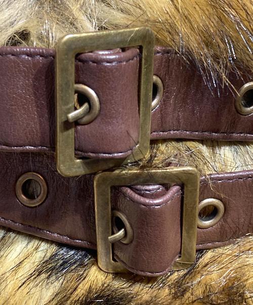 VIAVANDA（ヴィアヴァンダ）VIAVANDA (ヴィアヴァンダ) フェイクファージャケット ベージュ サイズ:Freeの古着・服飾アイテム