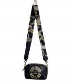 MARC JACOBSマークジェイコブズ）の古着「ロゴサークルショルダーバッグ」｜ブラック