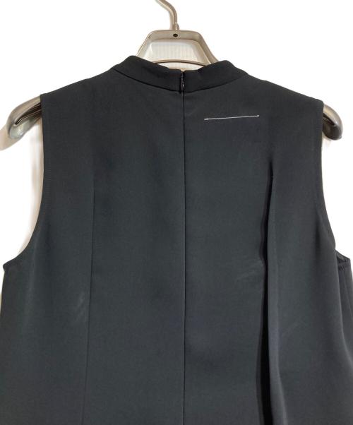MM6 Maison Margiela（エムエムシックスメゾンマルジェラ）MM6 Maison Margiela (エムエムシックスメゾンマルジェラ) ノースリーブワンピース ブラック サイズ:40の古着・服飾アイテム