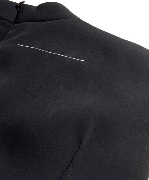 MM6 Maison Margiela（エムエムシックスメゾンマルジェラ）MM6 Maison Margiela (エムエムシックスメゾンマルジェラ) ノースリーブワンピース ブラック サイズ:40の古着・服飾アイテム