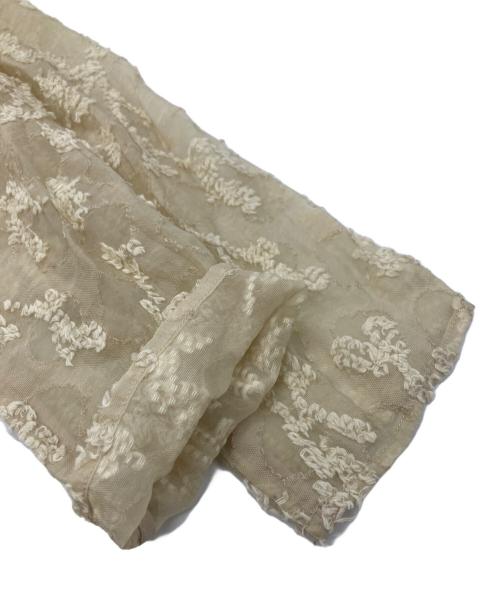 CLANE（クラネ）CLANE (クラネ) FLOWER JACQUARD WAIST DRAPE ONEPIECE アイボリー サイズ:1の古着・服飾アイテム