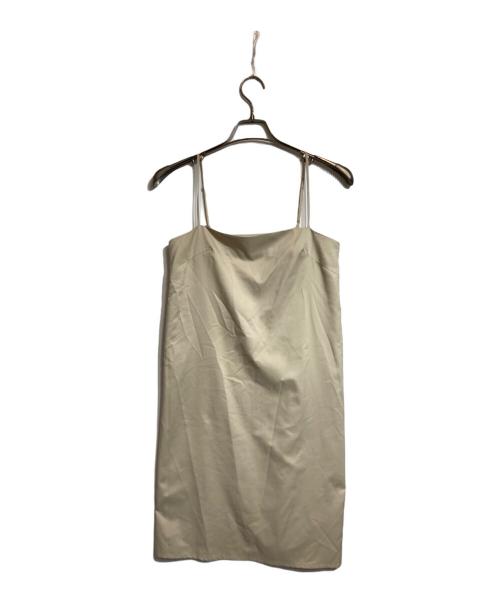 CLANE（クラネ）CLANE (クラネ) FLOWER JACQUARD WAIST DRAPE ONEPIECE アイボリー サイズ:1の古着・服飾アイテム