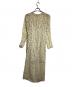 CLANE (クラネ) FLOWER JACQUARD WAIST DRAPE ONEPIECE アイボリー サイズ:1：14000円