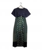 sacaiサカイ）の古着「Komon Print Dress」｜ネイビー