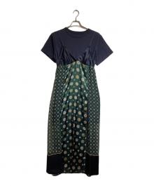 sacai（サカイ）の古着「Komon Print Dress」｜ネイビー