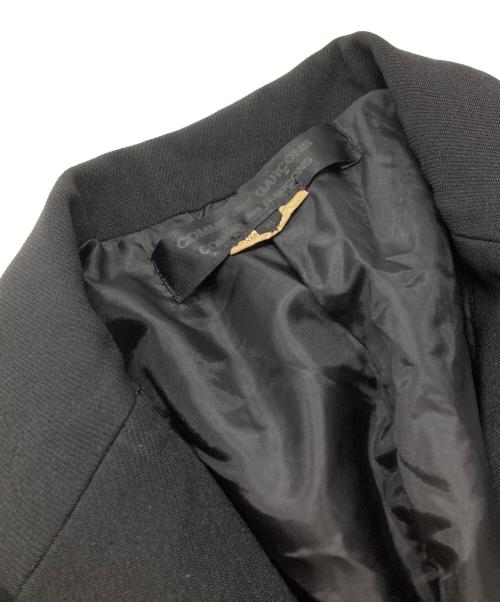COMME des GARCONS COMME des GARCONS（コムデギャルソン コムデギャルソン）COMME des GARCONS COMME des GARCONS (コムデギャルソン コムデギャルソン) ポリ縮テーラードジャケット ブラック サイズ:Sの古着・服飾アイテム