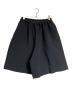 COMME des GARCONS COMME des GARCONS（コムデギャルソン コムデギャルソン）の古着「ポリ縮イージーショーツ」｜ブラック