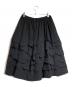 COMME des GARCONS COMME des GARCONS (コムデギャルソン コムデギャルソン) ポリエステルカットオフフリルスカート ブラック サイズ:S：18000円