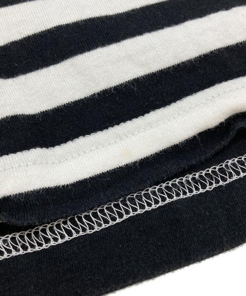 COMME des GARCONS（コムデギャルソン）COMME des GARCONS (コムデギャルソン) ノースリーブカットソー ブラック×ホワイト サイズ:Mの古着・服飾アイテム