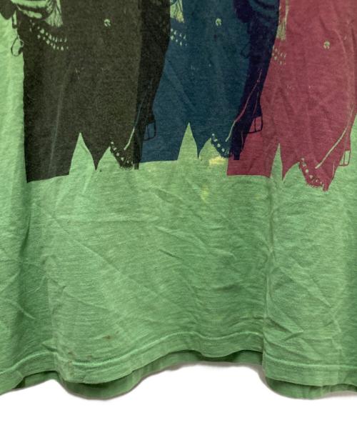 Hysteric Glamour（ヒステリックグラマー）Hysteric Glamour (ヒステリックグラマー) triple Sid viciousプリントTシャツ グリーン サイズ:Lの古着・服飾アイテム