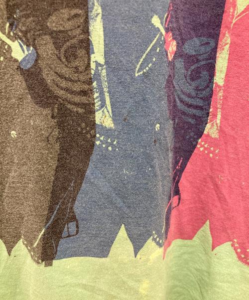 Hysteric Glamour（ヒステリックグラマー）Hysteric Glamour (ヒステリックグラマー) triple Sid viciousプリントTシャツ グリーン サイズ:Lの古着・服飾アイテム