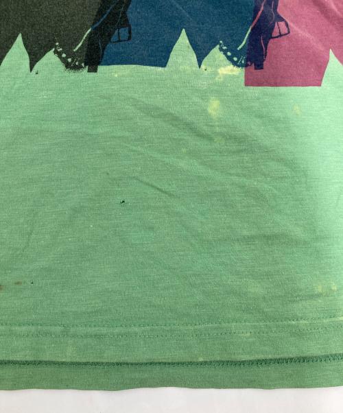 Hysteric Glamour（ヒステリックグラマー）Hysteric Glamour (ヒステリックグラマー) triple Sid viciousプリントTシャツ グリーン サイズ:Lの古着・服飾アイテム