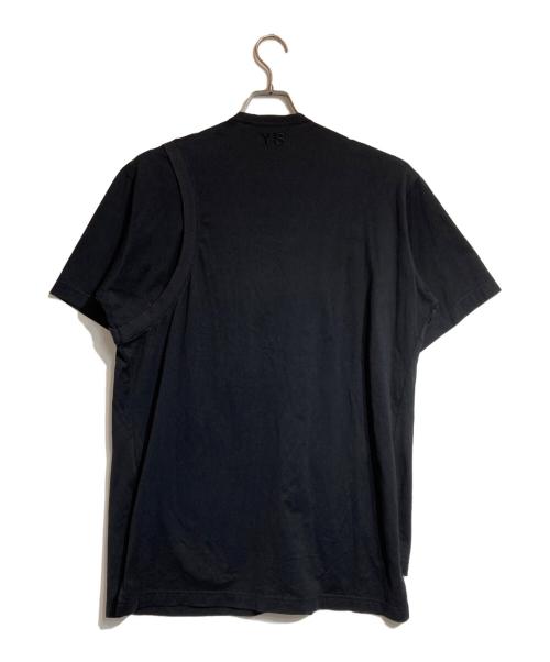 Y-3（ワイスリー）Y-3 (ワイスリー) M CH2 LAYERED SS TEE ブラック サイズ:ＸＳの古着・服飾アイテム