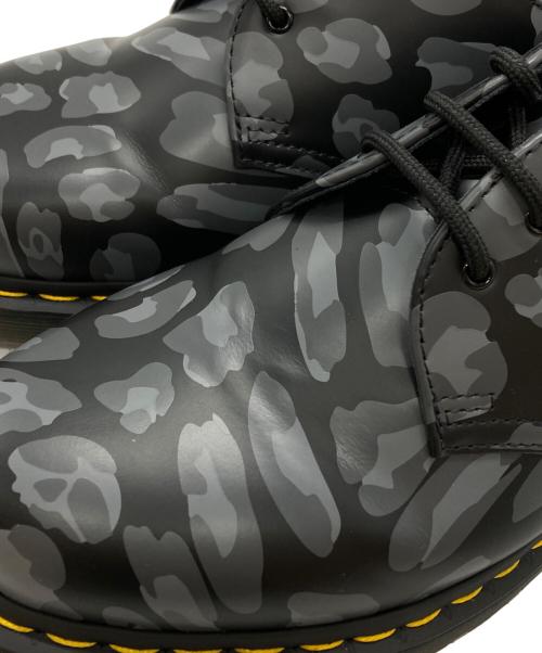 Dr.Martens（ドクターマーチン）Dr.Martens (ドクターマーチン) Skull Leopard Print Oxfords グレー サイズ:28㎝の古着・服飾アイテム