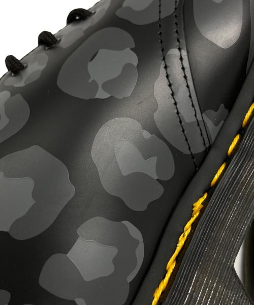 Dr.Martens（ドクターマーチン）Dr.Martens (ドクターマーチン) Skull Leopard Print Oxfords グレー サイズ:28㎝の古着・服飾アイテム