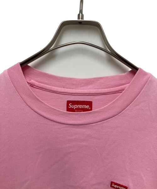SUPREME（シュプリーム）Supreme (シュプリーム) Small Box L/S ピンク サイズ:Sの古着・服飾アイテム