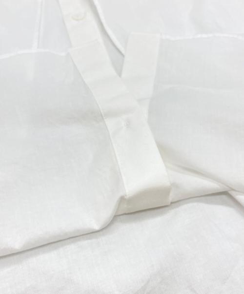 Yohji Yamamoto collections（ヨウジヤマモトコレクションズ）Yohji Yamamoto collections (ヨウジヤマモトコレクションズ) LAWN LONG DRESS SHIRT ホワイト サイズ:1の古着・服飾アイテム