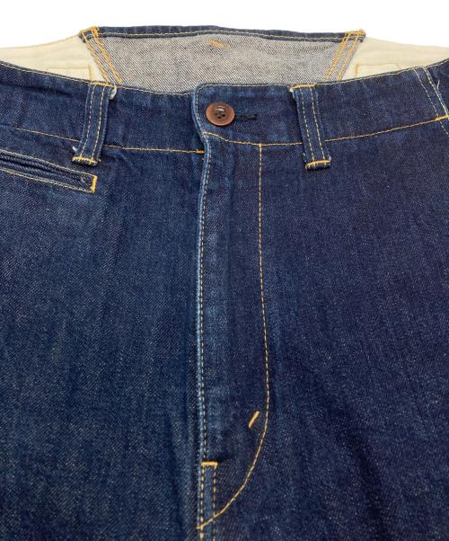 COMME des GARCONS JUNYA WATANABE MAN（コム デ ギャルソン ジュンヤ ワタナベ マン）COMME des GARCONS JUNYA WATANABE MAN (コム デ ギャルソン ジュンヤ ワタナベ マン) シンチバックデニムパンツ インディゴ サイズ:ＸＳの古着・服飾アイテム
