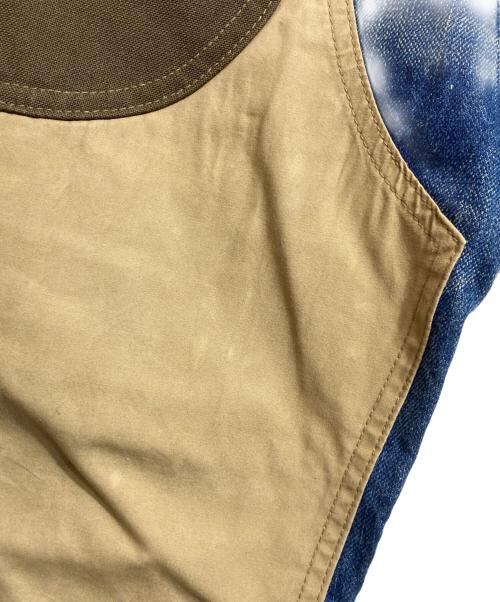 COMME des GARCONS JUNYA WATANABE MAN（コム デ ギャルソン ジュンヤ ワタナベ マン）COMME des GARCONS JUNYA WATANABE MAN (コム デ ギャルソン ジュンヤ ワタナベ マン) パッチ切替ダブルニーデニム インディゴ サイズ:Sの古着・服飾アイテム