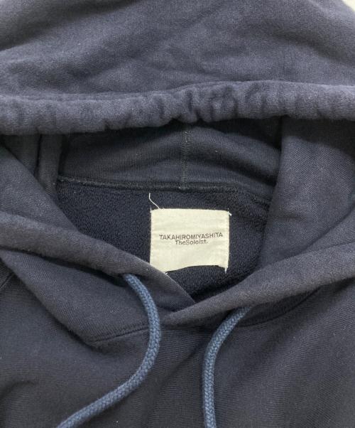 TAKAHIROMIYASHITA TheSoloIst.（タカヒロミヤシタ ザソロイスト）TAKAHIROMIYASHITA TheSoloIst. (タカヒロミヤシタ ザソロイスト) oversized bicolor hoodie ネイビー サイズ:46の古着・服飾アイテム
