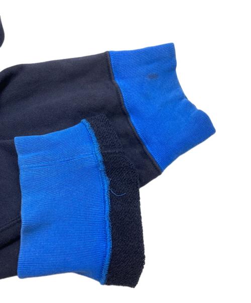 TAKAHIROMIYASHITA TheSoloIst.（タカヒロミヤシタ ザソロイスト）TAKAHIROMIYASHITA TheSoloIst. (タカヒロミヤシタ ザソロイスト) oversized bicolor hoodie ネイビー サイズ:46の古着・服飾アイテム