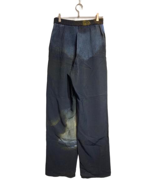 STELLA McCARTNEY（ステラマッカートニー）STELLA McCARTNEY (ステラマッカートニー) ホースプリントイージーパンツ ブルー×ブラウン サイズ:42の古着・服飾アイテム