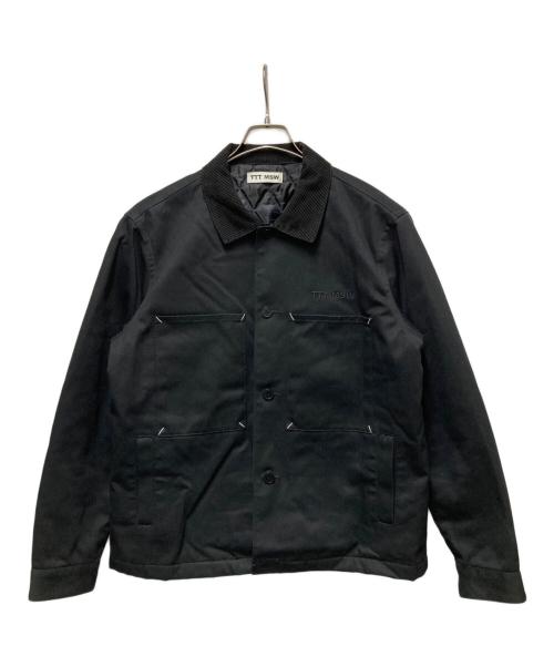 TTT MSW（ティー モダンストリートウェア）TTT MSW (ティー) BEST PACKING STORE (ベストパッキングストア) Quilted Chino Cover All ブラック サイズ:Ｍの古着・服飾アイテム
