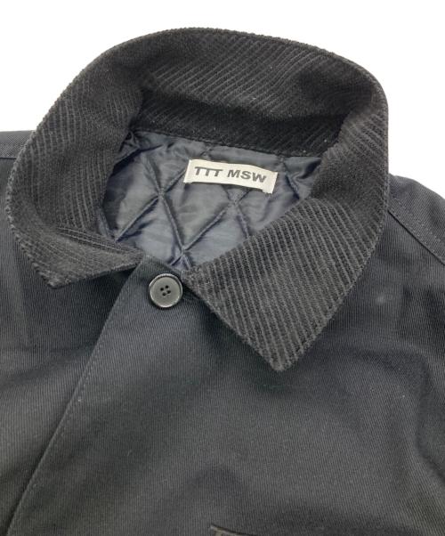 TTT MSW（ティー モダンストリートウェア）TTT MSW (ティー) BEST PACKING STORE (ベストパッキングストア) Quilted Chino Cover All ブラック サイズ:Ｍの古着・服飾アイテム