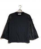 TOGA PULLAトーガ プルラ）の古着「ポリエステルタフタジャージーロングスリーブ」｜ブラック