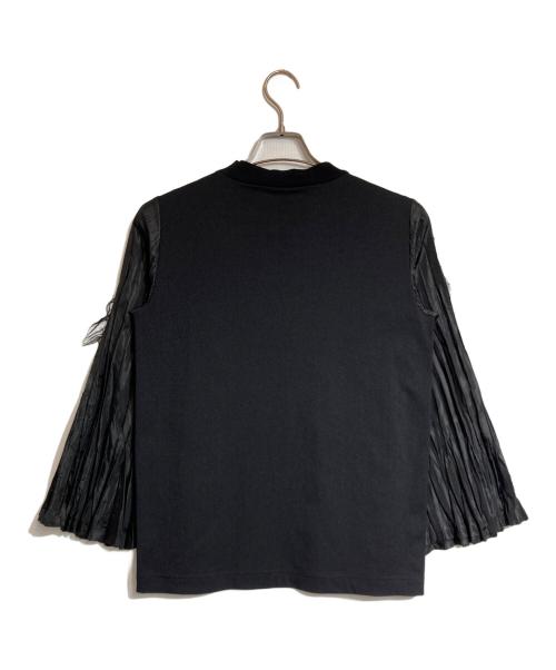 TOGA PULLA（トーガ プルラ）TOGA PULLA (トーガ プルラ) ポリエステルタフタジャージーロングスリーブ ブラック サイズ:36の古着・服飾アイテム