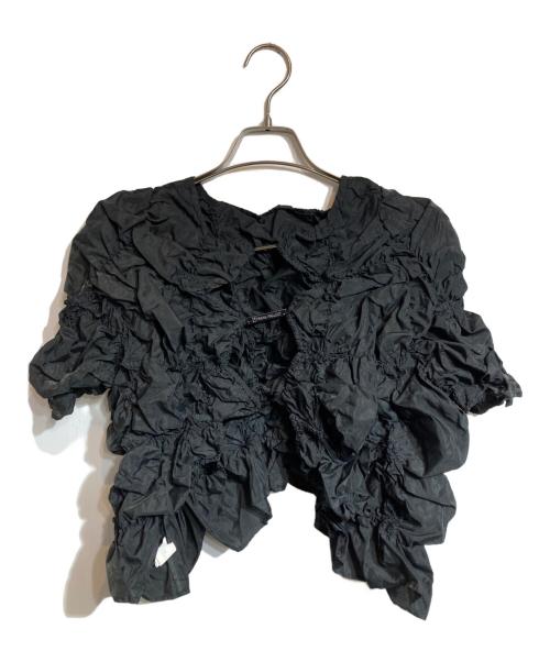 PRANK PROJECT（プランクプロジェクト）PRANK PROJECT (プランクプロジェクト) 絞りプリーツ2WAYトップ ブラック サイズ:FREEの古着・服飾アイテム
