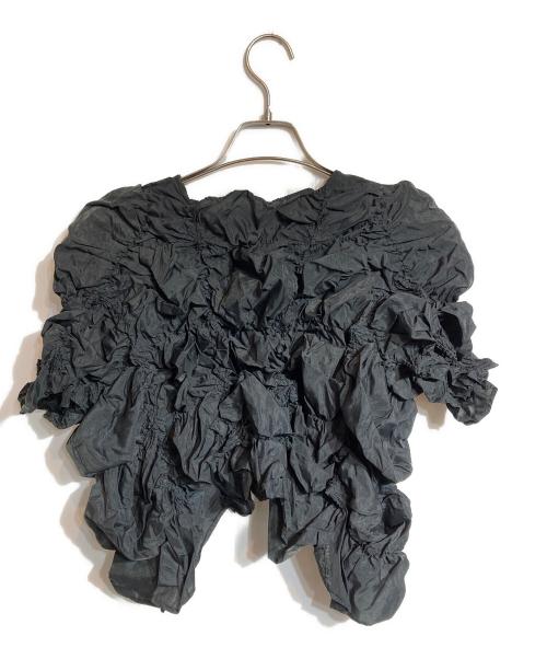PRANK PROJECT（プランクプロジェクト）PRANK PROJECT (プランクプロジェクト) 絞りプリーツ2WAYトップ ブラック サイズ:FREEの古着・服飾アイテム