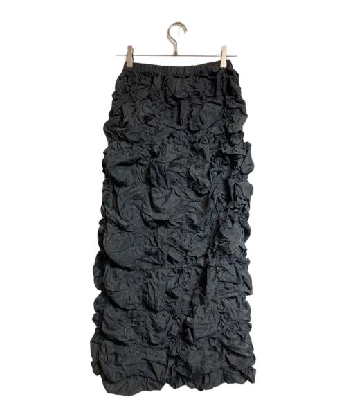 PRANK PROJECT（プランクプロジェクト）PRANK PROJECT (プランクプロジェクト) 絞りプリーツスカート ブラック サイズ:FREEの古着・服飾アイテム