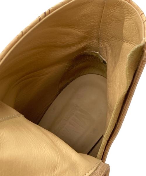 MM6 Maison Margiela（エムエムシックスメゾンマルジェラ）MM6 Maison Margiela (エムエムシックスメゾンマルジェラ) コルクショートブーツ ベージュ サイズ:37の古着・服飾アイテム