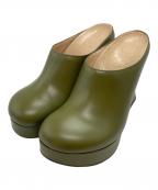 LOEWEロエベ）の古着「TERRA WEDGE CLOG」｜カーキ