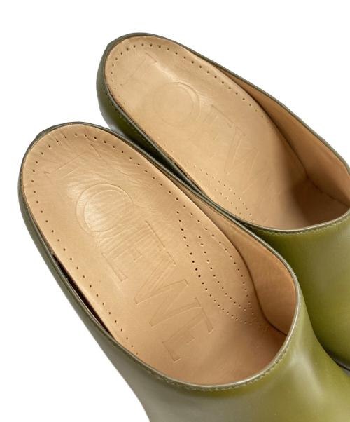 LOEWE（ロエベ）LOEWE (ロエベ) TERRA WEDGE CLOG カーキ サイズ:37の古着・服飾アイテム