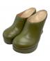 LOEWE（ロエベ）の古着「TERRA WEDGE CLOG」｜カーキ