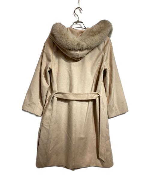 Max Mara Studio（マックスマーラ ストゥディオ）Max Mara Studio (マックスマーラ ストゥディオ) ウールガウンコート ベージュ サイズ:42の古着・服飾アイテム