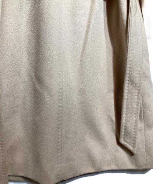 Max Mara Studio（マックスマーラ ストゥディオ）Max Mara Studio (マックスマーラ ストゥディオ) ウールガウンコート ベージュ サイズ:42の古着・服飾アイテム